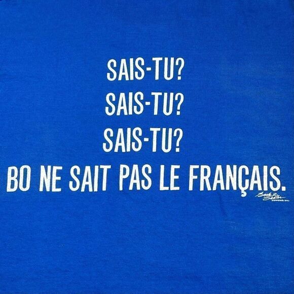 Vintage 90s French Club Juste Fais-Le Tee - Picture 5 of 7